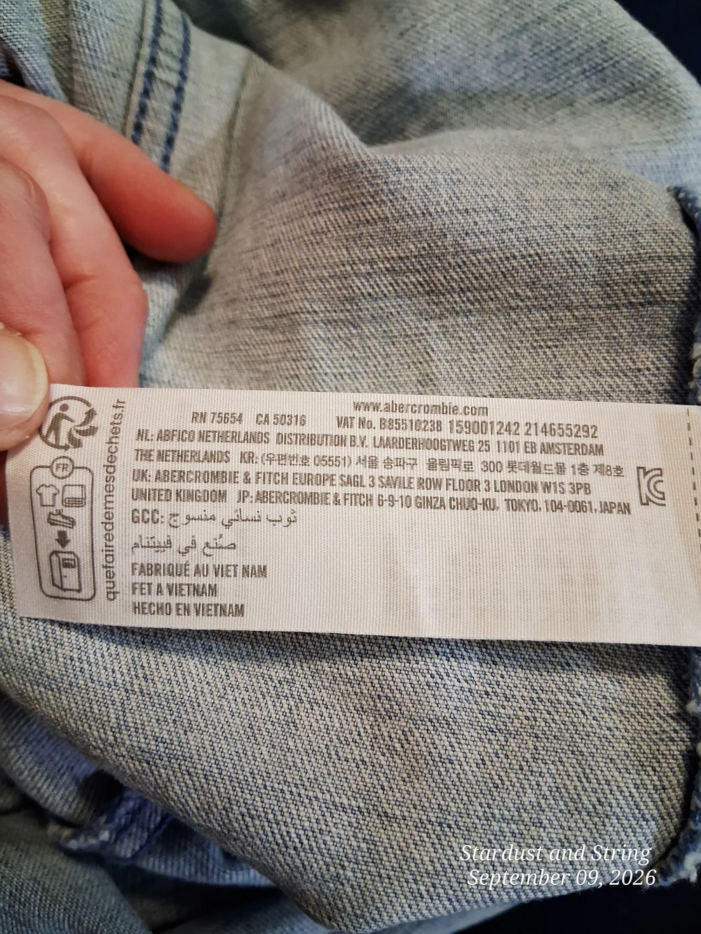 Abercrombie & Fitch Light Blue Denim Button-Down Maxi Dress